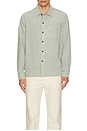 view 3 of 3 Corduroy Long Sleeve Shirt in Seafoam