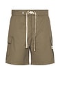 view 1 of 6 Cargo Swim Trunks in Olive