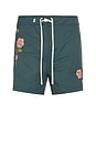 view 1 of 7 Heritage Flower Swim Trunks in Slate