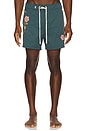 view 6 of 7 Heritage Flower Swim Trunks in Slate