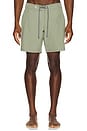 view 4 of 6 Classic Stretch Swim Trunks in Seafoam