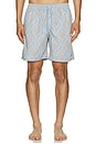 view 5 of 6 Demask Beach Shorts in Pacific Blue