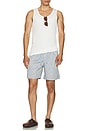 view 6 of 6 Demask Beach Shorts in Pacific Blue
