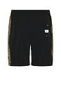 view 2 of 6 Leo Panel Beach Shorts in Black