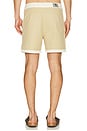 view 2 of 5 Heritage Hem Swim Trunk in Sand