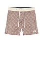 view 4 of 5 Heritage Java Swim Trunk in Chocolate