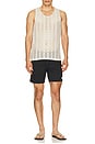 view 3 of 5 Snake Trials Swim Trunk in Black