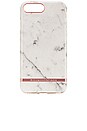 view 1 of 3 White Marble & Rose iPhone 6/7/8 Plus Case in White Marble & Rose