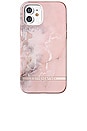 view 1 of 4 Pink Marble iPhone 12/12 Pro Case in Pink