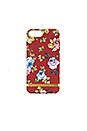 view 1 of 3 Red Floral iPhone 6/7/8 Plus Case in Gold Details