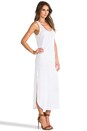 view 2 of 4 Keith Scoop Neck Maxi in White Stripe