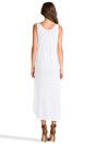 view 3 of 4 Keith Scoop Neck Maxi in White Stripe