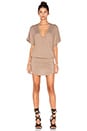 view 1 of 3 Bo Romper with Shirttail Skirt in Sandstone