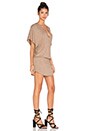 view 2 of 3 Bo Romper with Shirttail Skirt in Sandstone
