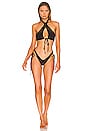 view 4 of 4 Fox Bikini Bottom in Black