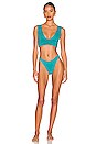 view 4 of 4 HAUT DE MAILLOT DE BAIN BREA in Cyan