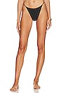 view 1 of 4 Soleil Soleil Bikini Bottom in Black