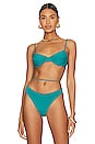 view 1 of 4 Jax Bikini Top in Cyan