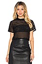view 1 of 3 Parallel Lines Crop Top in Black