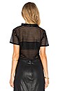view 3 of 3 Parallel Lines Crop Top in Black
