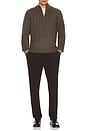 view 3 of 4 Tuscano Quarter Zip Sweater in Khaki Green