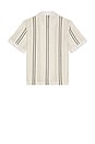 view 2 of 4 Opal Stripe Short Sleeve Shirt in Off White