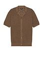 view 1 of 4 Royce Knit Button Down Shirt in Toffe