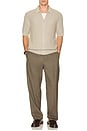 view 4 of 4 Comet Knit Button Down Shirt in Stone
