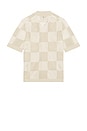 view 2 of 4 Alfred Open Knit Button Down Shirt in Mocha