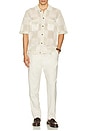 view 4 of 4 Alfred Open Knit Button Down Shirt in Mocha