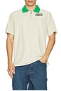 view 3 of 4 Blueprint Polo in Bone & Green
