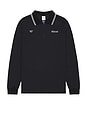 view 1 of 3 Sports Long Sleeve Polo in Black