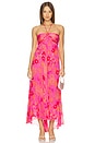 view 1 of 3 Samira Dress in French Floral Pink