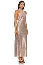 view 2 of 4 Zuri Dress in Embellished Gold