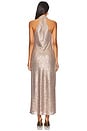 view 3 of 4 Zuri Dress in Embellished Gold