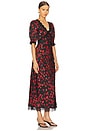 view 2 of 3 ROBE MAXI ANNINA in Autumn Cherry Red