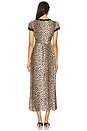 view 3 of 3 Clarice Midi Dress in Antelope Spot Black