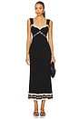 view 1 of 3 Lucie Dress in Bloom Embroidery Black
