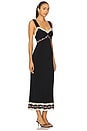 view 2 of 3 Lucie Dress in Bloom Embroidery Black