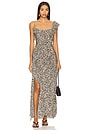 view 1 of 5 Ester Dress in Sun Leo Tan