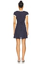 view 3 of 4 Cely Dress in Polka Dot Navy