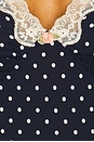 view 4 of 4 Cely Dress in Polka Dot Navy