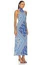 view 2 of 4 Maura Dress in Boho Scarf Blue