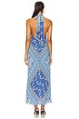 view 3 of 4 Maura Dress in Boho Scarf Blue
