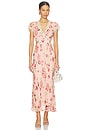 view 1 of 3 Clarice Dress in Kimmie Floral Pink