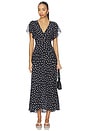 view 1 of 3 Evie Dress in Bohemia Spot Deep Navy