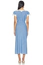 view 3 of 4 VESTIDO AMARI in Bud Embroidery Blue