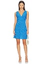 view 1 of 3 VESTIDO LEIGHTON in Bohemia Spot Small Blue