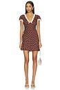 view 1 of 3 Cely Dress in Layla Dot Brown