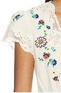 view 4 of 4 VESTIDO AMARI in Sun Embroidery Cream